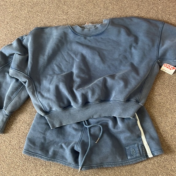 Free People Blue Sweater - Picture 5 of 6